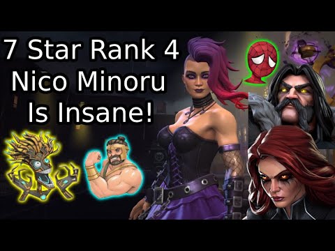 7 Star Rank 4 Nico Minoru Gameplay! The Mystic Goddess! | Marvel Contest Of Champions