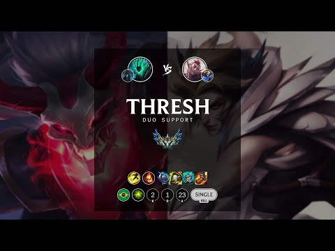 Thresh Support vs Rakan - BR Challenger Patch 12.14