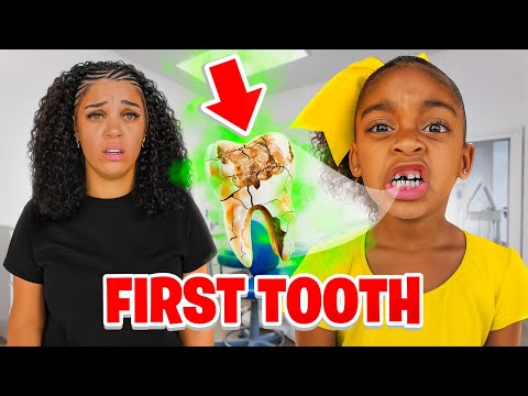 MY DAUGHTER LOSES HER FIRST TOOTH!
