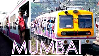 MUMBAI LOCAL vs EXPRESS Trains #indianrailways #mumbai
