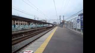 preview picture of video '阪神電鉄 8000系直通特急 姫路行き 藤江駅通過(通過メロディ付)'
