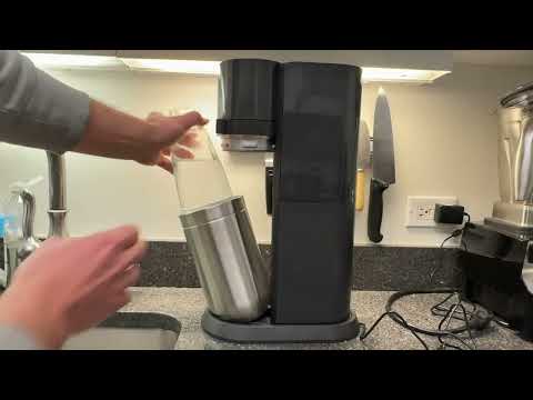 How To Use A SodaStream E-Duo Glass Bottle Sparkling Water Maker