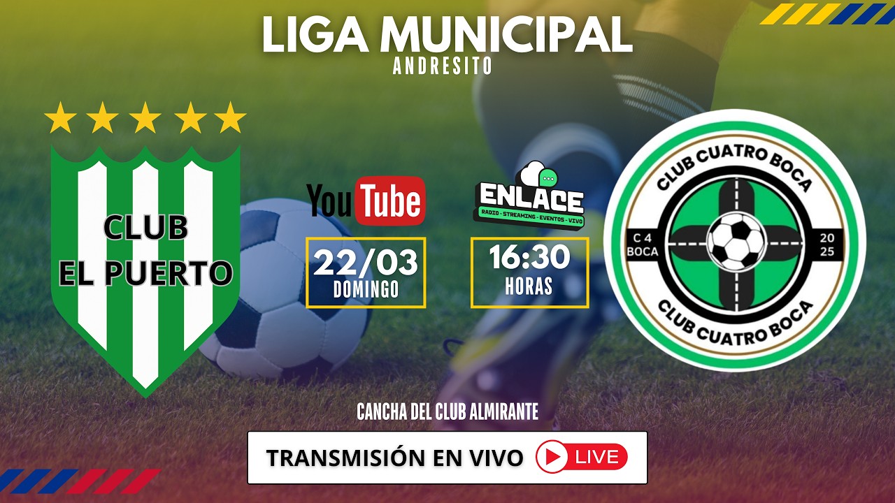 EL PUERTO VS VILLA NUEVA || MUNICIPAL FOOTBALL LEAGUE