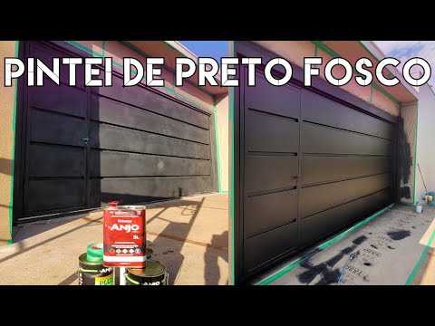 Passo a Passo / Como Pintar com preto fosco .