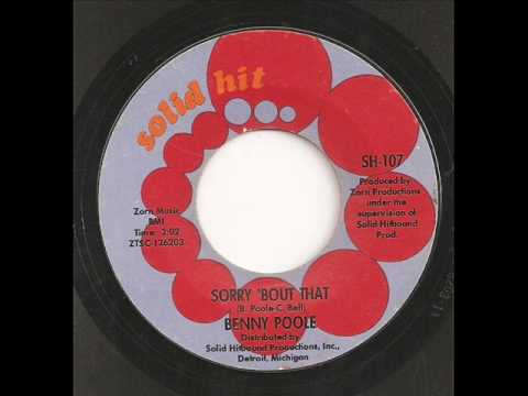 Benny Poole - Sorry 'Bout That