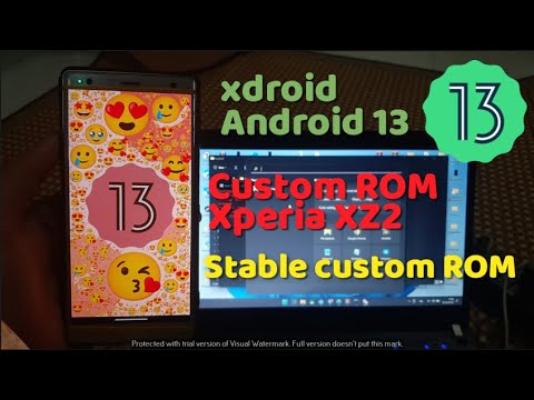 Xdroid Android 13 Custom ROM for Sony Xperia XZ2