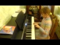 Игра на пианино "Голубой Дунай" 