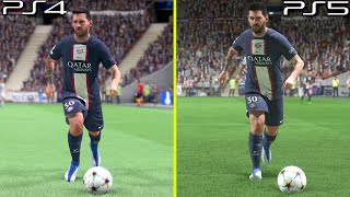 FIFA 23 Base PS4 vs PS5 Graphics Comparison