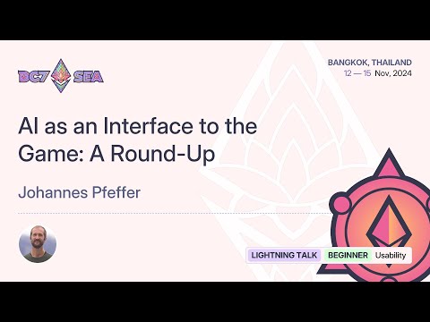 AI as an Interface to the Game: A Round-Up preview