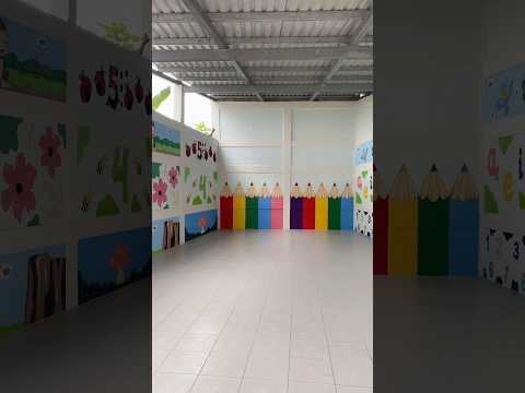 Mural en el CDI Manuelita Argüello (La Libertad, Chontales)