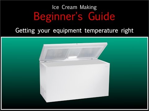 Ice Cream Making Beginner's Guide - Getting the temperatures right