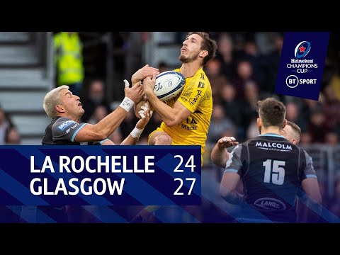 La Rochelle vs Glasgow Warriors (24-27) | Heineken Champions Cup Highlights