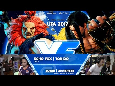 SFV: FOX Tokido vs ZOWIE Gamerbee - UFA 2017 Top 8 - CPT 2017