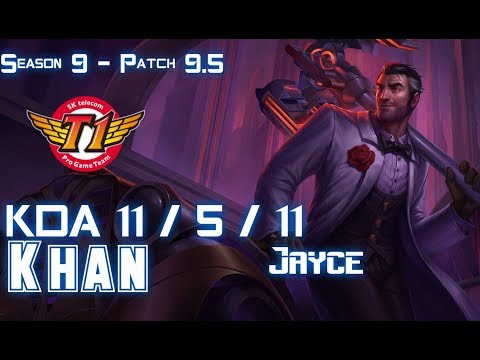SKT Khan JAYCE vs AATROX Top - Patch 9.5 KR Ranked