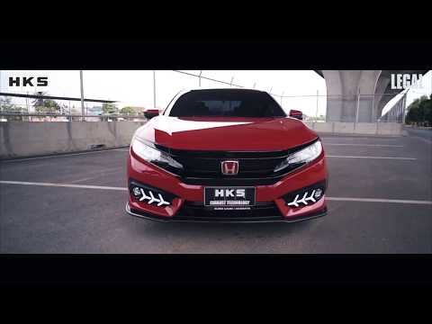 HKS LEGAL MUFFLER HONDA CIVIC FC RS CARBON