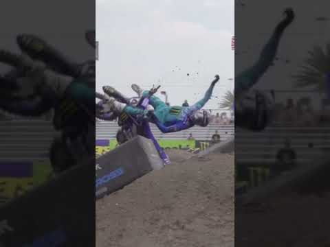 Gnarly Crash Dylan Ferrandis at Daytona Supercross 2023