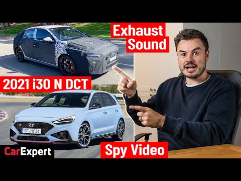 First look: 2021 Hyundai i30 N DCT – spy video exhaust sound & wet clutch DCT explained!