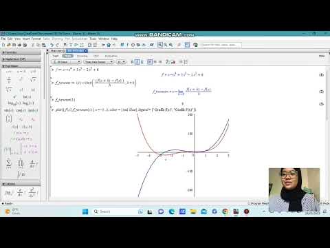Menyelesaikan Turunan dengan Maple 18 (Niken Anggi Kirana-TMT 4B)