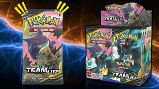 Opening a Pokemon Team Up Booster Box!