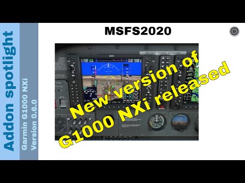 Flight Simulator 2020 - Addon spotlight - Garmin G1000 NXi - version 0.6.0 released