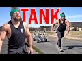 Bodybuilder vs 1 MILE Sled Push/Pull Challenge