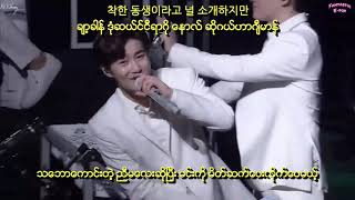 EXO (엑소) - Tender Love Live Myanmar Sub with Hangul Lyrics and Pronunciation HD