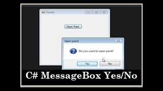 C# Tutorial -  Advance Custom MessageBox (Yes or No)