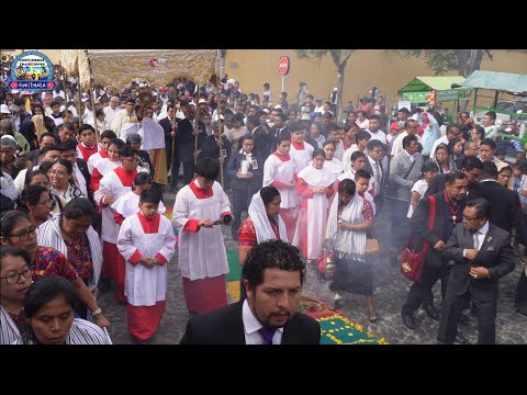 PROCESIÓN EUCARISTICA SACATEPÉQUEZ.