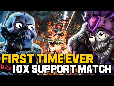 FIRST TIME FULL 10x SUPPORT MATCH in Dota 2 History !!