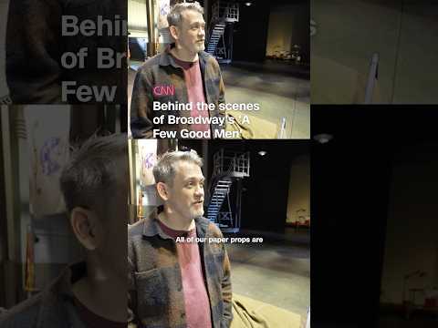 Behind the scenes of Broadway's 'A Few Good Men'