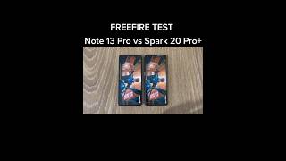 Download lagu TECNO SPARK 20 PRO  VS REDMI NOTE 13 PRO - FREEFIRE TEST mp3