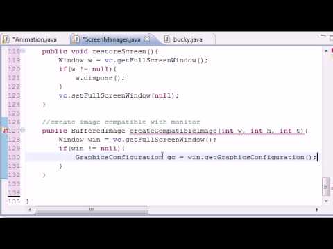 Java Game Development 19 Compatible Buffer Images