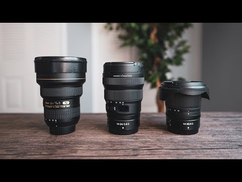 Nikon 14-24 F2.8g vs 14-24 F2.8s  vs  14-30 F4 on a Z7 - Sharpness Comparison