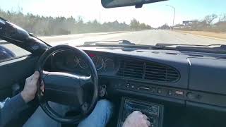 LS6-Powered 1987 Porsche 944 Turbo Driving POV
