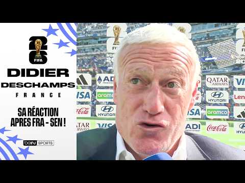 La réaction de Didier DESCHAMPS après la VICTOIRE face au SÉNÉGAL !