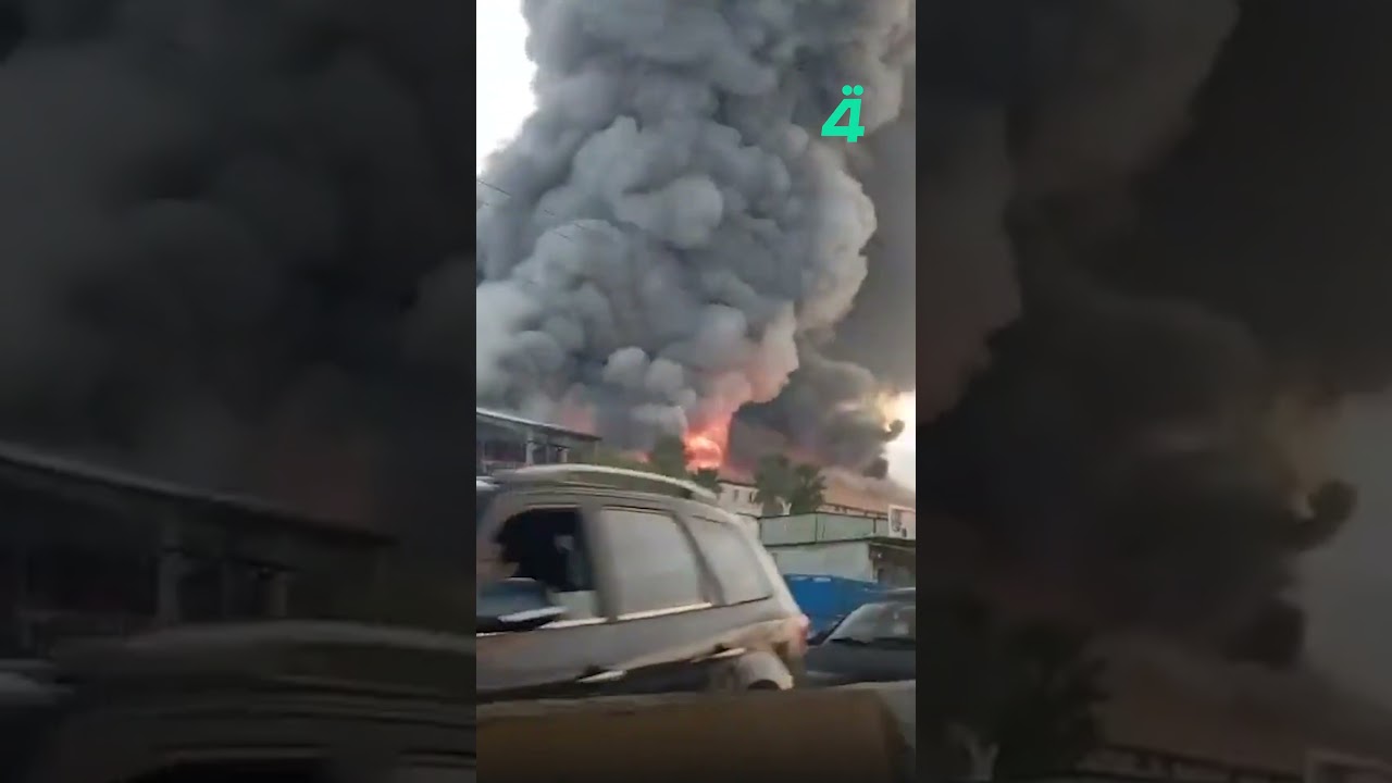 فيديو | فيديو متداول يوثق استـ ـهداف شركة "كالة" للمواد الغذائية في إيران