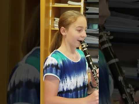 Lena, Klarinette, Bronze-Prüfung