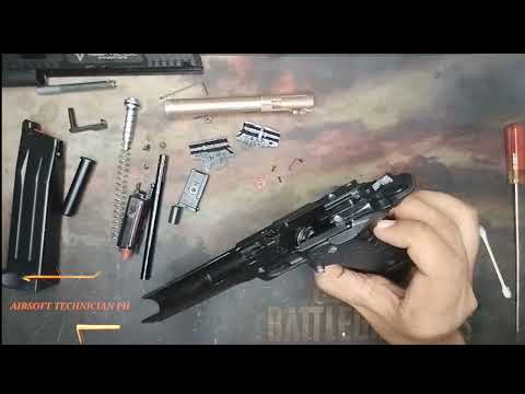 Airsoft Toy - How to Maintenance + Cleaning + Full Disassemble & Reassemble EMG Taran 5.1 Hicapa