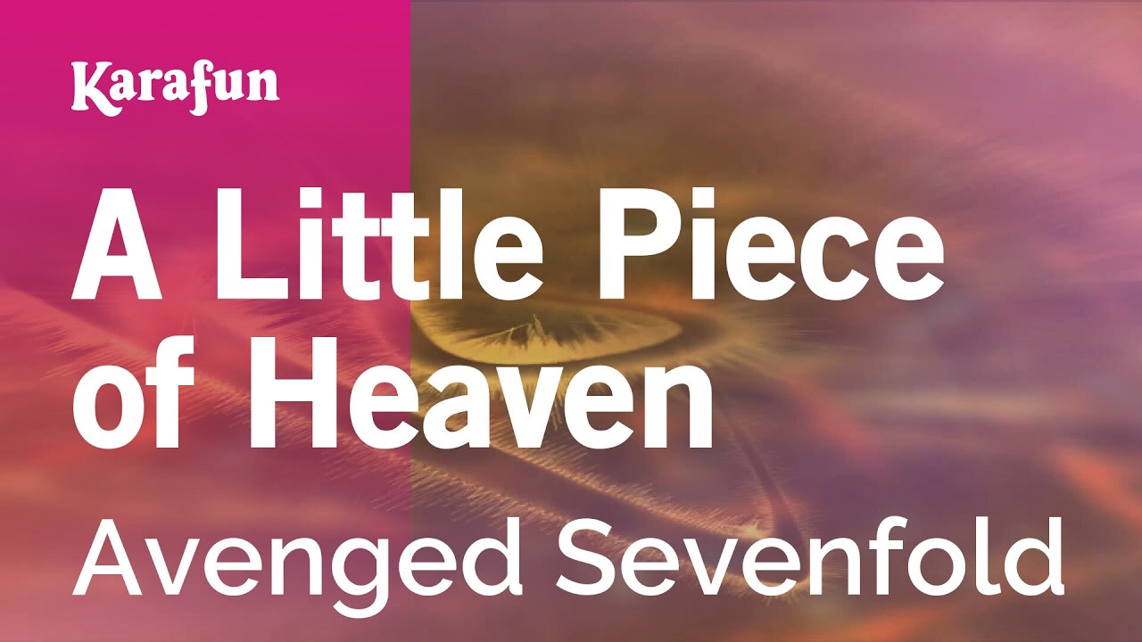 A Little Piece of Heaven - Avenged Sevenfold | Karaoke Version | KaraFun