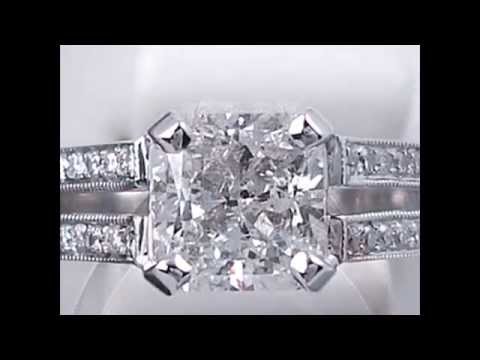 2.12 ctw Radiant Cut Diamond Engagement Ring G SI2