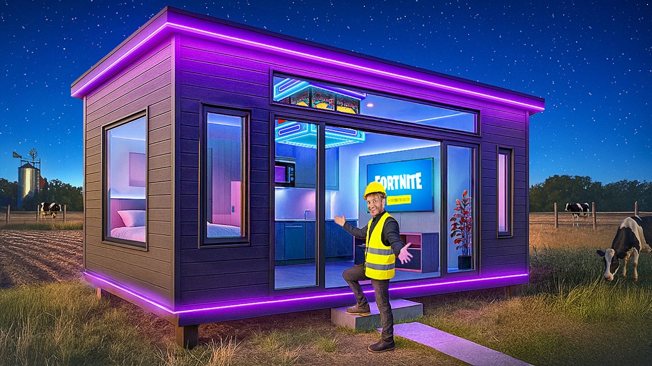 i turned a shed into a $30,000 DREAM BEDROOM!