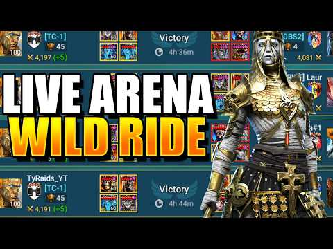 What a Rollercoaster! Slightly Salty Live Arena | Raid: Shadow Legends