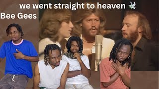 Rappers taken to  heaven while reacting to  Bee Gees -    Too much Heaven official music video