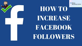 How To Get Facebook Page Followers For Free | Meta Business Suite Guide