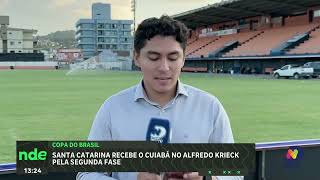 Santa Catarina enfrenta o Cuiabá pela Copa do Brasil