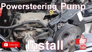 Power Steering Pump Install (2002-07 Buick Rendezvous/Pontiac Aztek) 3.4L V6/3.1L V6