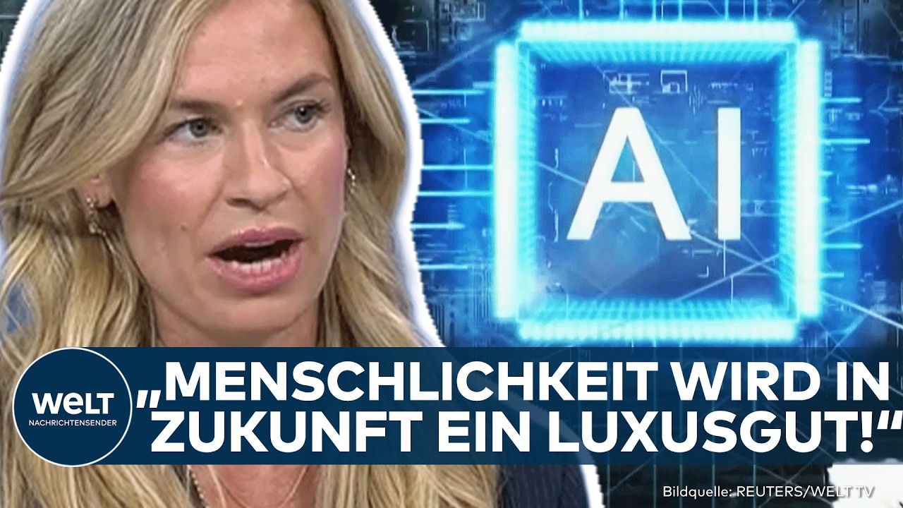 KÜNSTLICHE INTELLIGENZ: „Menschlichkeit wird in Zukunft ein Luxusgut!“ Expertin mit klarer Prognose!