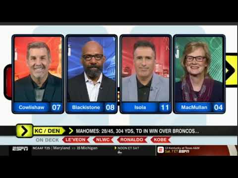 Around the Horn  : Brocons : Refs admitted missing play-clock call..