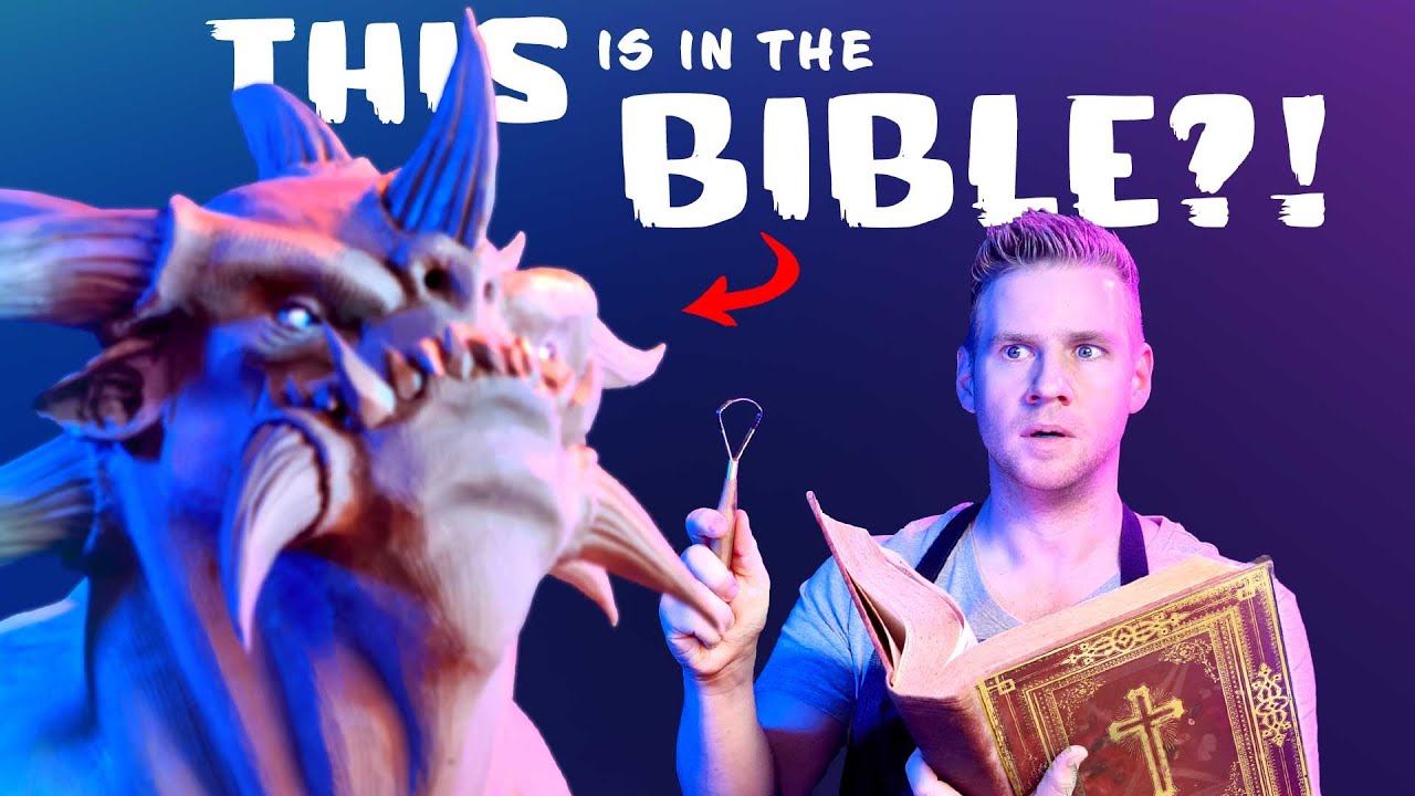 Sculpting Monsters EXACTLY as described in The Bible... again!