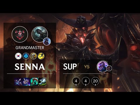 Senna Support vs Taric - KR Grandmaster Patch 10.16